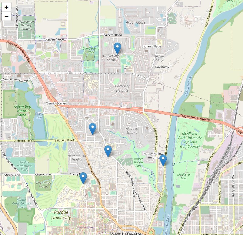 🚫 🏨 Tippecanoe, Indiana: Five Airbnb Zoning Special Exceptions Requested in Tippecanoe County, 2023-10-25